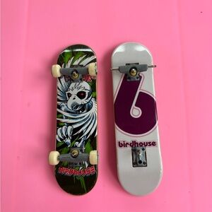 Set of 2 Vintage Tech Deck Fingerboards 2000s Birdhouse